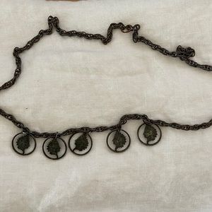 Vintage Copper ‘Indian head’ necklace